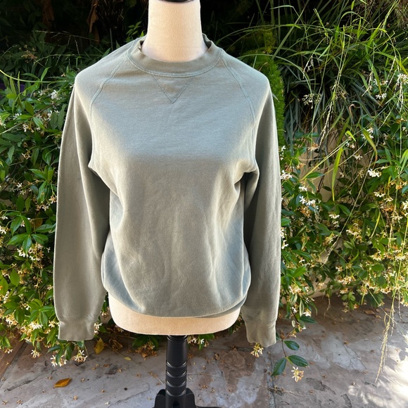 John Galt x Brandy Melville sweatshirt, o/s. Sage green. Worn twice! - Picture 1 of 8